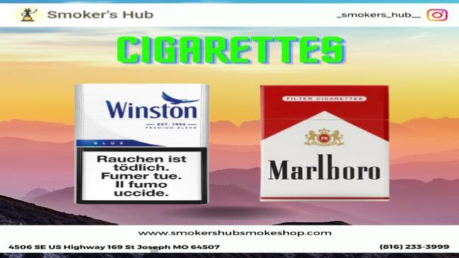 Cigarettes available in St.Joseph